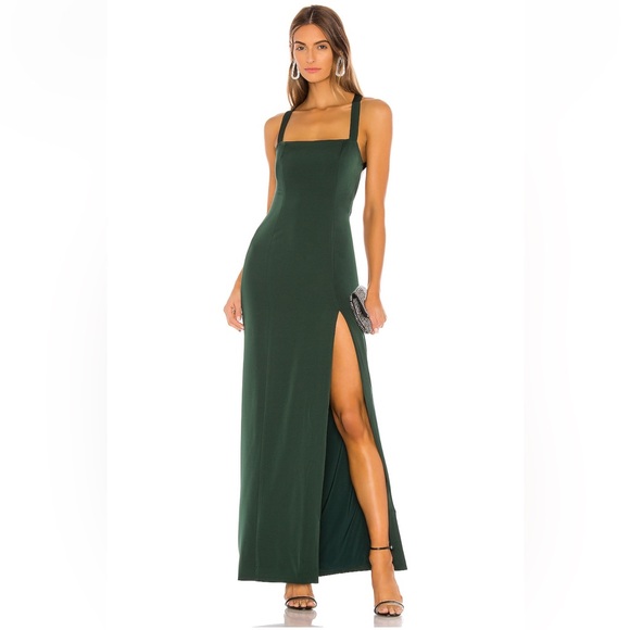 NBD Jill Gown Emerald Green NWT - Picture 4 of 9